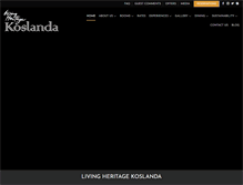 Tablet Screenshot of koslanda.com